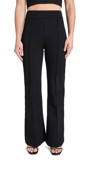 SPANX Hi Rise Flare Petite Perf Pants Classic Black XS