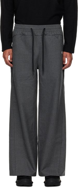 NAMESAKE Pantalon ample Wolves gris