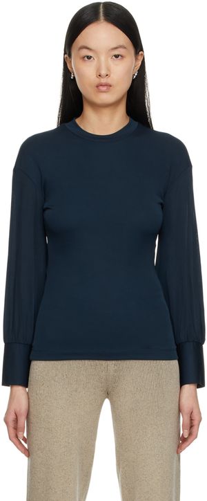 AERON Navy Berlain Pullover
