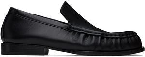 Dries Van Noten Black Leather Loafers