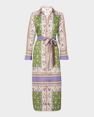 Griselda Belted Midi Dress