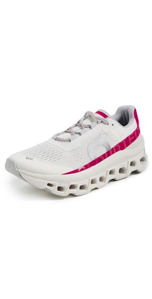 On Cloudmonster Sneakers Ivory/Grenadine 5.5