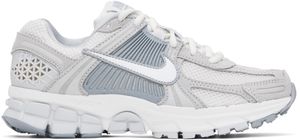 Nike White & Gray Zoom Vomero 5 Sneakers