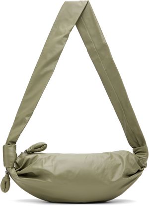 LEMAIRE Green Small Soft Croissant Bag
