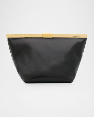 Ganache Leather Shoulder Bag