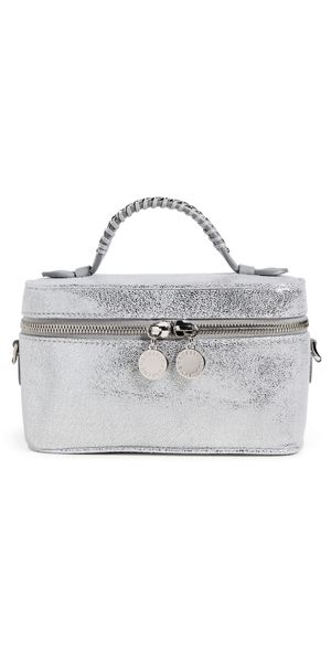 Stella McCartney Falabella Vanity Case Bag Silver One Size