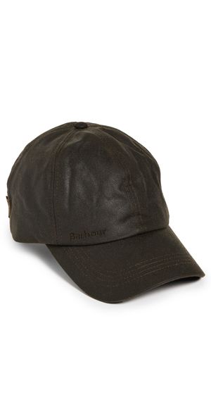 Barbour Wax Sports Hat Olive One Size