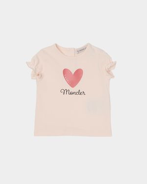 Girl's Heart Logo-Print Short-Sleeve T-Shirt, Size 6M-3