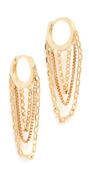 SHASHI Paloma Earrings Gold One Size