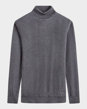 Men's Wool Turtleneck Sweater