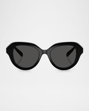 SK6037 Round Embellished Sunglasses