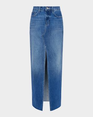 Rysa Denim Maxi Skirt