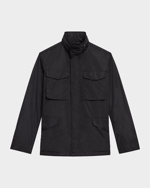 Men's Sleek Nylon Field Jacket