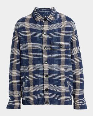 Men's Plaid Overshirt