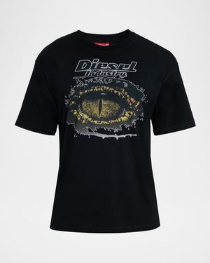 Men's T-Boxt-T25 Crocodile Eye T-Shirt