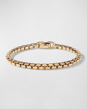 Box Chain Bracelet in 18K Gold, 5mm