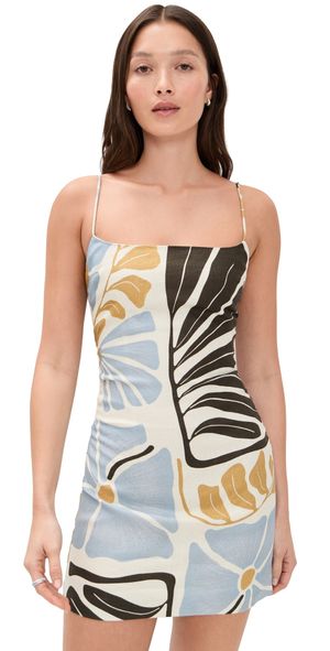 SIR. Lola Mini Dress Fiorello Verde 0