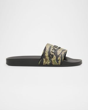 Men's Camouflage Logo Slide Sandals