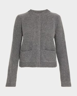 Shrunken Crewneck Cardigan