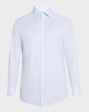 Men's Micro-Check Dress Shirt