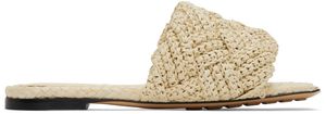 Bottega Veneta Off-White Lido Sandals