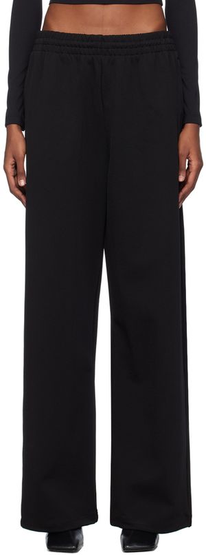 WARDROBE.NYC Black Paneled Track Pants