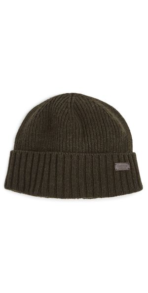 Barbour Carlton Beanie Dark Green One Size