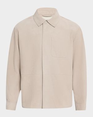 Men's Suede Overshirt