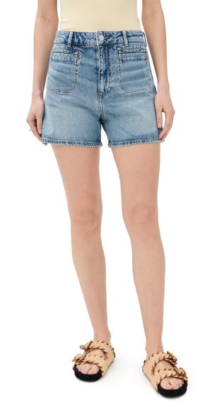 PAIGE Dani Shorts with Double Welt Stitch Through Pockets Expedition 24