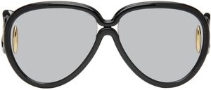 LOEWE Black Pilot Mask Sunglasses