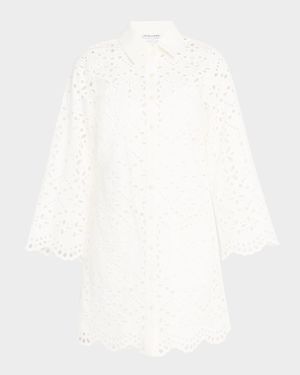 Sumatra Eyelet Shirtdress