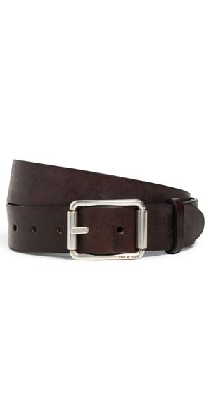 rag & bone Evan Leather Belt Dkesp 38