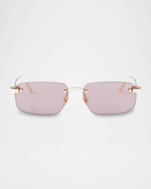 CDior S4U Rimless Square Sunglasses