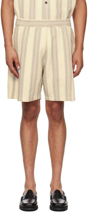 Carhartt Work In Progress Short beige à rayures Dodson