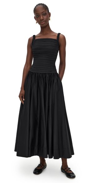 Aje Star Midi Dress Black 6