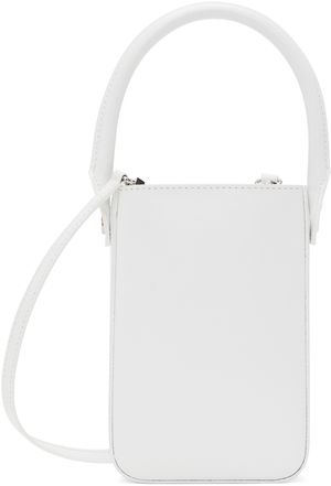 BY FAR White Note Bag