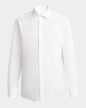 Men's Cotton Paisley Jacquard Sport Shirt