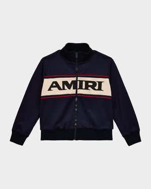 Kid's Amiri Sport Track Jacket, Size 4-12
