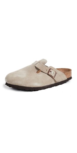 Birkenstock Boston Soft Footbed Clogs Taupe 37