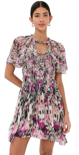 Isabel Marant Randalia Mini Dress Pink 38