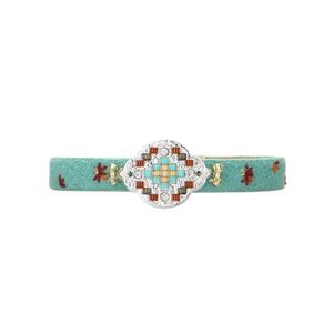 Hipanema - Bracelet avec fermoir aimanté - Taille L - Bleu