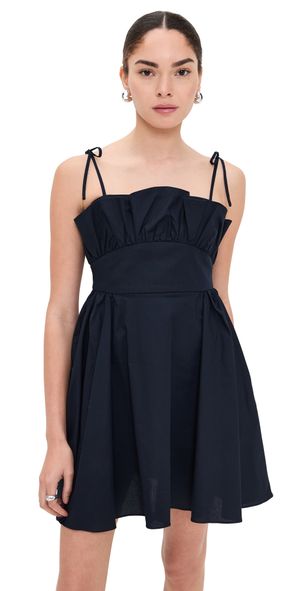 Kika Vargas Mia Dress Navy Navy 10