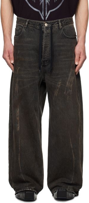 Balenciaga Jean ample noir