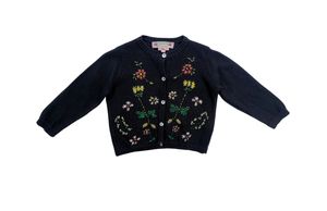 Bonpoint - Seconde Main - Cardigan bébé noir - 18 mois - Taille 18M - Noir
