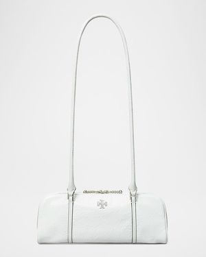 Micro Crinkled Leather Shoulder Bag