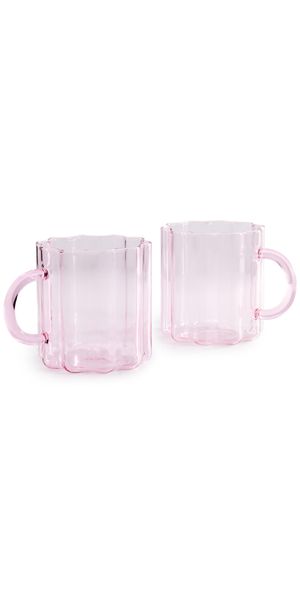 FAZEEK Wave Mugs Pink One Size