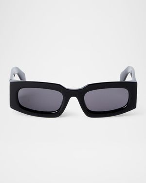 Men's Cary Acetate Rectangle Sunglasses