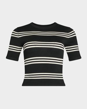 Ry Striped Knit Top