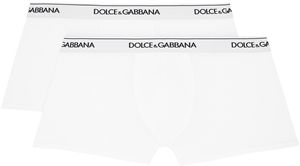 Dolce&Gabbana Two-Pack White Boxers