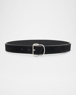 Swirl Suede Belt